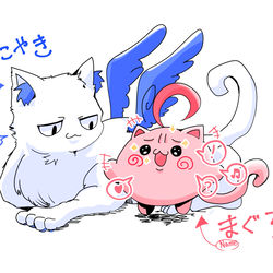 This is a pixiv picture whose title is マグチとたこやき（二枚目三枚目それぞれ練習）.
