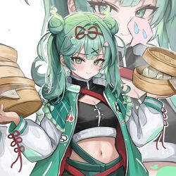 This is a pixiv picture whose title is Hao miku.