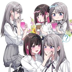 This is a pixiv picture whose title is 突然就想捏一下你的脸.
