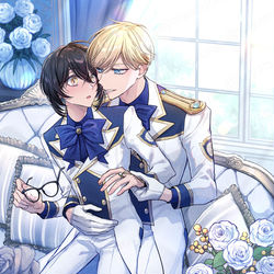 This is a pixiv picture whose title is いらない子の悪役令息はラスボスになる前に消えます２ 装画.