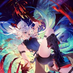 This is a pixiv picture whose title is HSR - The Merlin's Claw.