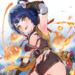 This is a pixiv picture whose title is 助けて！食材が襲ってくるの！.