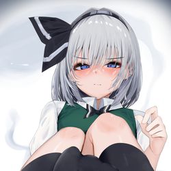 This is a pixiv picture whose title is youmu chan.