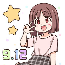 This is a pixiv picture whose title is かえでちゃんお誕生日会場2024.