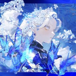 This is a pixiv picture whose title is Ultramarine🟦.