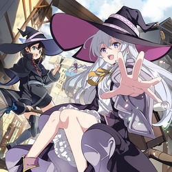 This is a pixiv picture whose title is 魔女旅.