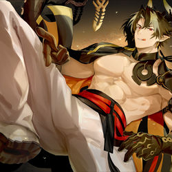 This is a pixiv picture whose title is 重岳.