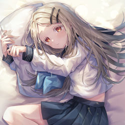 This is a pixiv picture whose title is セーラー服の篠澤広さん.