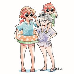 This is a pixiv picture whose title is 【水星の魔女】 🏖️😎ｽﾚﾐｵ ｴﾘｸﾄ.