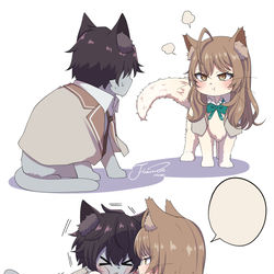 This is a pixiv picture whose title is 🐱🐱🗯️.