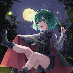 This is a pixiv picture whose title is 秋の夜長のコンダクター.