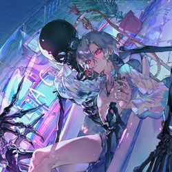 This is a pixiv picture whose title is 『ninelive.』×『animate』コラボ.