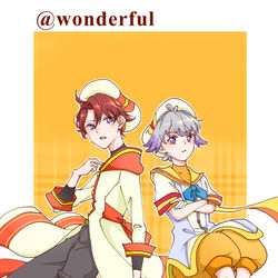 This is a pixiv picture whose title is うさぎ組.