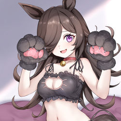 This is a pixiv picture whose title is ライスちゃん.