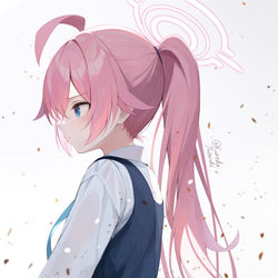 This is a pixiv picture whose title is 臨戦ホシノ.