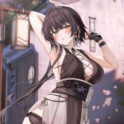 This is a pixiv picture whose title is 漂泊者.
