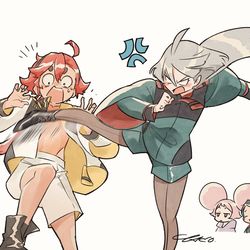 This is a pixiv picture whose title is 【水星の魔女】🍅🦵ｽﾚﾐｵ.