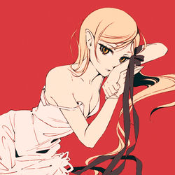 This is a pixiv picture whose title is kiss-shot.