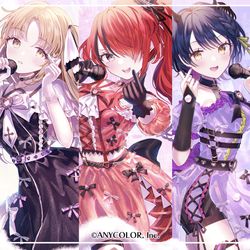 This is a pixiv picture whose title is 【仕事】サインはB／MVイラスト【にじさんじ】.