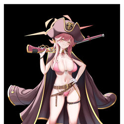 This is a pixiv picture whose title is 海賊アル（水着）.