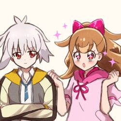 This is a pixiv picture whose title is 大福&小麥.