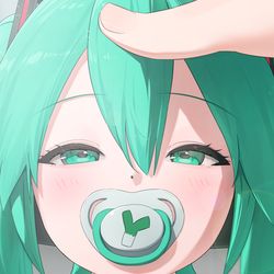 This is a pixiv picture whose title is なでたら嬉しそうにします.