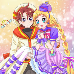 This is a pixiv picture whose title is 悟といろは.
