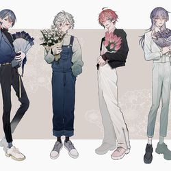 This is a pixiv picture whose title is 🌈🕒.