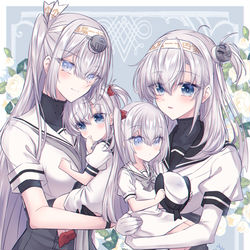 This is a pixiv picture whose title is 【艦これまとめ24】姉妹百合BOX⑯(冬涼多め).