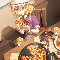 This is a pixiv picture whose title is 我要吃萨莉亚.