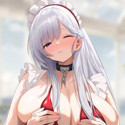 This is a pixiv picture whose title is ベルファスト.