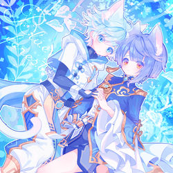This is a pixiv picture whose title is 【神ノ叡智21】お品書きとグッズ.