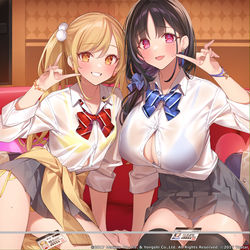 This is a pixiv picture whose title is 【アズールレーン】ダ・ヴィンチと定安(制服).