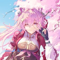 This is a pixiv picture whose title is 三月七.