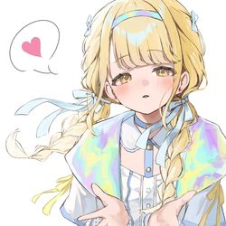 This is a pixiv picture whose title is 😘.