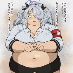 This is a pixiv picture whose title is ﾋﾞｭﾙｱｶ　ior　喪女デブ化.