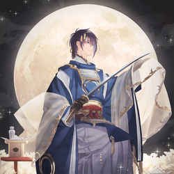 This is a pixiv picture whose title is 中秋の名月.