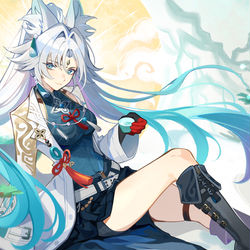 This is a pixiv picture whose title is 中秋.