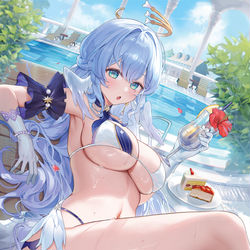 This is a pixiv picture whose title is ロビンの夏.