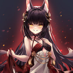 This is a pixiv picture whose title is 長門 META.