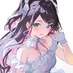 This is a pixiv picture whose title is 👼🏻.