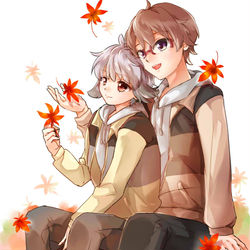This is a pixiv picture whose title is 悟と大福.