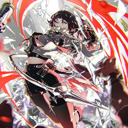 This is a pixiv picture whose title is the tilt of the scales.