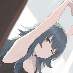 This is a pixiv picture whose title is 月村手毬.