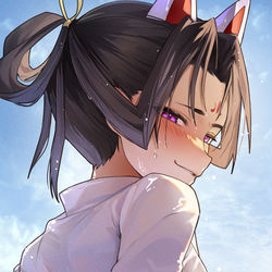 This is a pixiv picture whose title is 玄蕃.