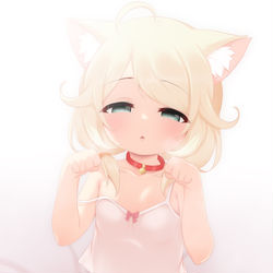 This is a pixiv picture whose title is 🌸ねこずえ「にゃ～ぁ…？」🐈.