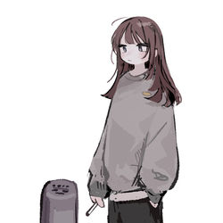 This is a pixiv picture whose title is 無題.