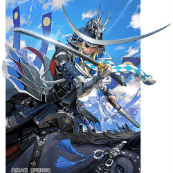 This is a pixiv picture whose title is 英傑大戦【伊達政宗】.