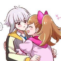 This is a pixiv picture whose title is 貼貼.