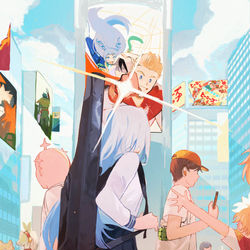 This is a pixiv picture whose title is がんばれ.